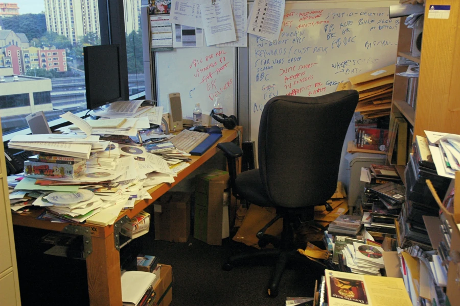 Dirty or cluttered spaces make people feel grouchy and on edge.