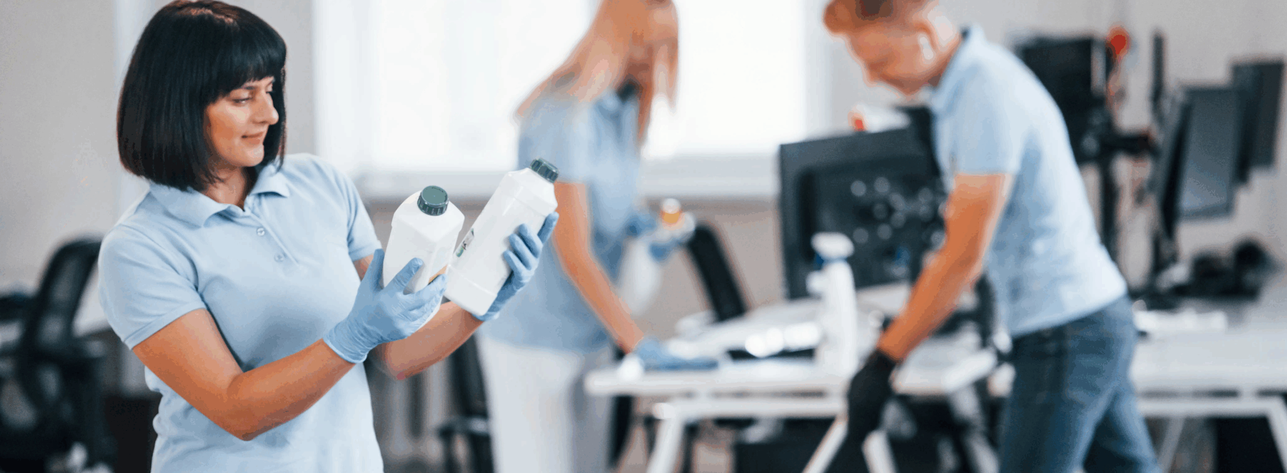 commercial cleaning crew